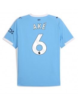 Billige Manchester City Nathan Ake #6 Hjemmedrakt 2025-26 Kortermet